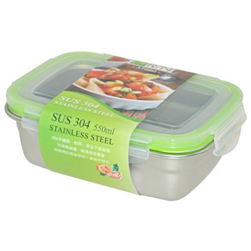 Dr.RIN 304不鏽鋼保鮮盒  1個  1 個容器 + 1 個蓋子