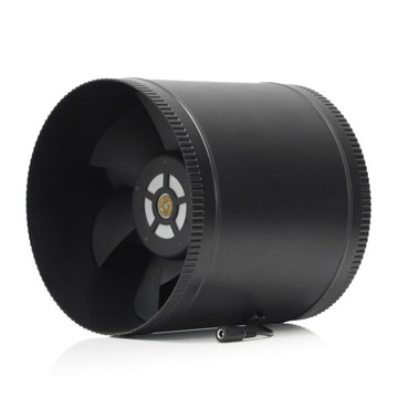 鴻冠管道風機24V3/4/6/8寸低噪音抽風機排氣扇ABS商用強力排煙[DD1218001]