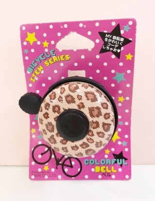 【震撼精品百貨】Hello Kitty 凱蒂貓~凱蒂貓 HELLO KITTY 腳踏車車鈴-豹紋#05388