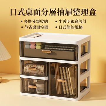 臺灣公司貨-臺灣現貨-可開發票辦公室收納辦公桌面收納抽屜桌面抽屜桌面整理收納盒收納貴化妝品收納箱臥室收納洗漱用品收納箱