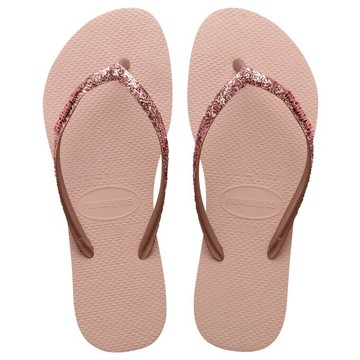 havaianas 哈瓦士 巴西人字拖 女款 Slim Glitter II 金蔥粉 拖鞋 夾腳拖＊夏日微風＊