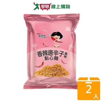 張君雅小妹妹香辣唐辛子點心麵75G【兩入組】【愛買】