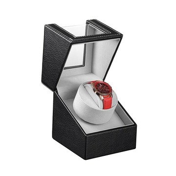 手表搖表器現貨批發單只靜音轉表器自動上鏈馬達盒皮質手表收納盒【宜家良品百貨】