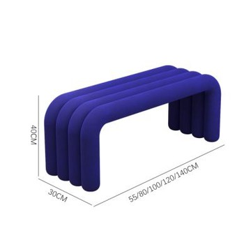 北歐家用換鞋凳55x30x40CM 沙發凳 長條凳 臥室床尾凳 衣帽間穿鞋凳