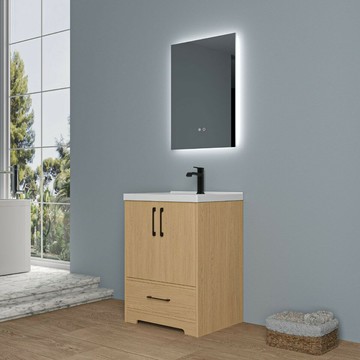 開公司票/免運 多層實木浴室組合衛生間落地式一體陶瓷盆浴室鏡洗手盆洗漱池 LPS/AL9/11 公司貨 快速出貨