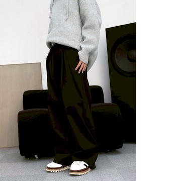 【AMERO】男裝 女裝 寬版 西裝褲 打折設計 口袋 情侶裝