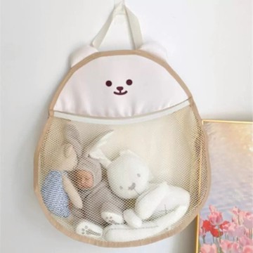 Baby童衣 小熊掛式收納袋 浴室收納網袋 洗澡玩具收納網袋 多用途收納袋 11844