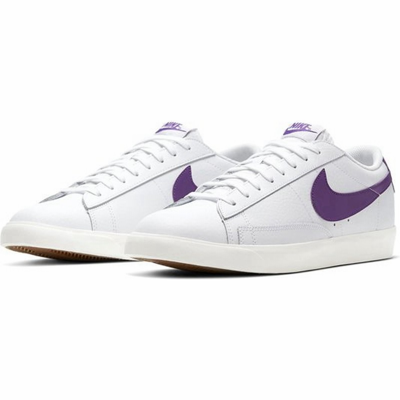 海外限定 Nike Blazer Low Leather White Voltage Purple Sail ナイキ ブレーザー ロー レザー ホワイト ボルテージ パープル 白 紫 ブレザー ロー 通販 Lineポイント最大get Lineショッピング