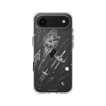 iPhone Air Clear Case（相機按鈕） 透明 - 迪士尼-星際大戰 Star Wars - POP全載具2-白