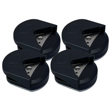 小麥購物 裁切器 E030 黑色 27g  圓角  4個