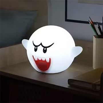 【Paladone UK】任天堂 Nintendo 超級瑪利歐 害羞幽靈造型 矽膠拍拍小夜燈