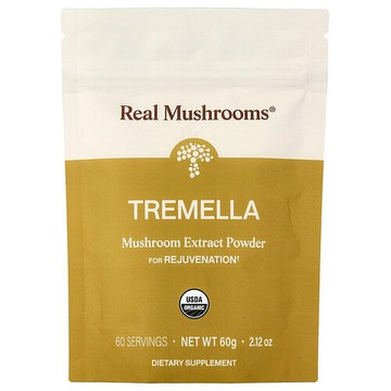 Real Mushrooms, 有機銀耳提取粉，2.12 盎司（60 克）