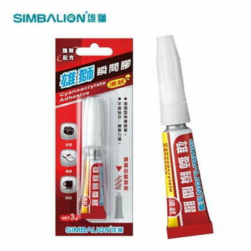 雄獅 GU-101 液狀 瞬間膠 3g【APP滿額下單4%點數(單一帳號最高1000點)】7/31止