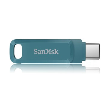 【SanDisk】Ultra GO 512G 海灣藍 TYPE-C USB 3.2 雙用 OTG 旋轉隨身碟 讀取速度 400MB/s