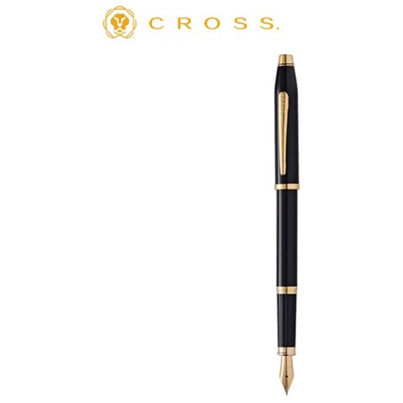 CROSS クロス センチュリー2 ブラックラッカー 万年筆 F