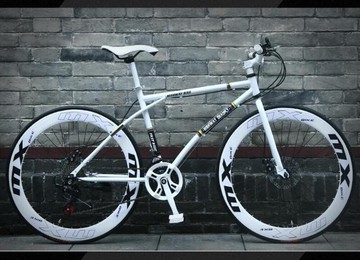 雲宵變速死飛自行車公路單車賽車雙碟剎實心胎成人學生男女復古  DF  都市時尚