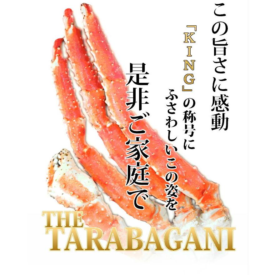 特大 ボイルたらば蟹 800ｇ シュリンク 1肩 たっぷり ２〜３人前