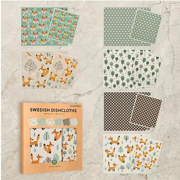 [COSCO代購6] D1796215 Recyco 木漿棉多用布12入組 森林