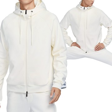 Nike Uv Primary Fz Hoodi 男款 米白色 吸濕 排汗 運動 連帽 外套 FZ0968-110