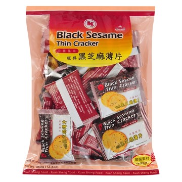 冠昇食品 黑芝麻薄片  350g  1個