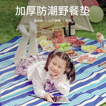 戶外超大野餐墊加厚帳篷地墊郊游春游野炊便攜墊子草坪防水防潮墊