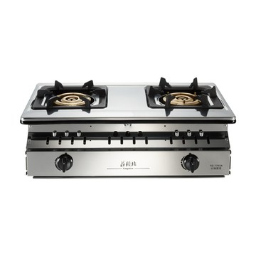 [莊頭北] TG-7703A 雙口純銅爐頭正三環嵌入爐_桶裝LPG桶裝瓦斯(液化)