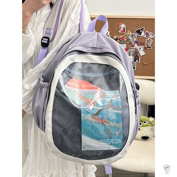 ✨ 卿選好物 ✨👜 化妝收納包 👜棉花娃娃痛包40cm娃包大容量百搭可爱撞色高中学生卡通透明背包