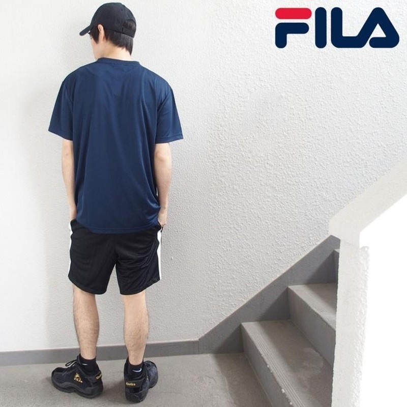 FILA フィラ Tシャツ 半袖 ドライメッシュ Tシャツ メンズ レディース