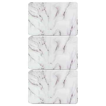 吸水桌墊 30 x 40cm 防滑 隔熱墊 餐墊 桌面保護墊  白色大理石  3個