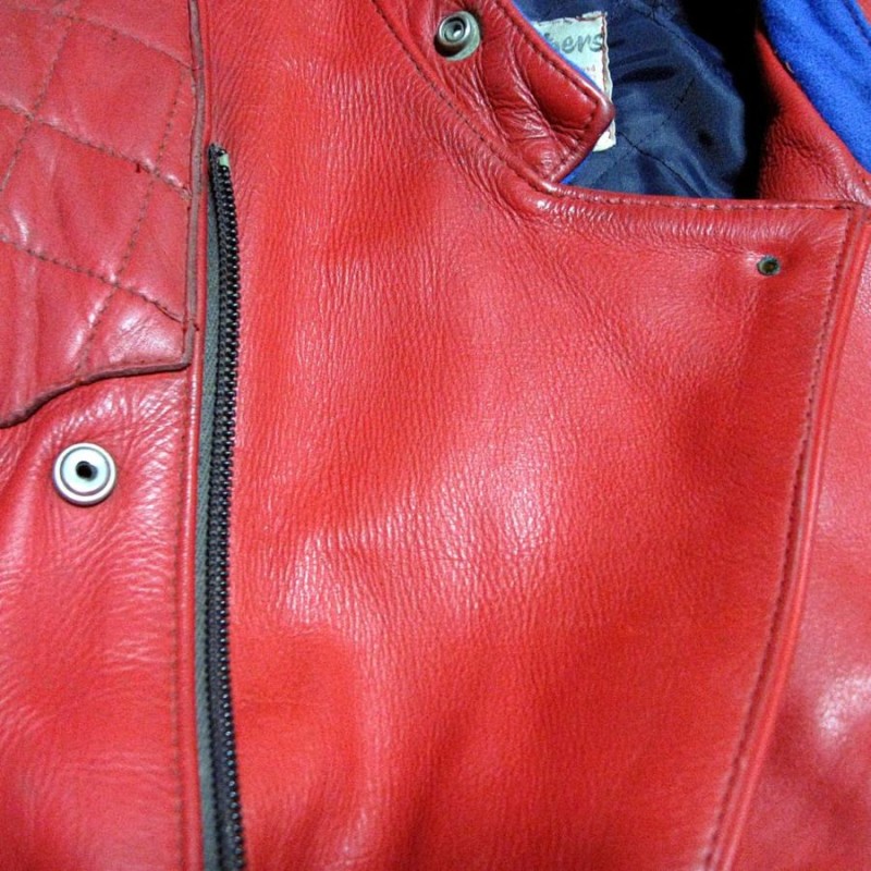 LEWIS LEATHERS SUPER MONZA 60〜70s VINTAGE LEATHER JACKET RED