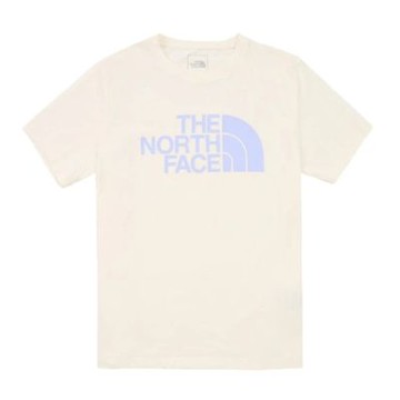 The North Face 北臉 短袖上衣 女 吸濕排汗 亞規 W FOUNDATION LOGO SS TEE 米白 NF0A8CK9QLI