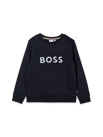 boss logo crewneck sweatshirt