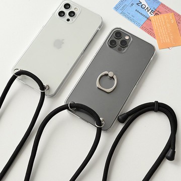 兼容所有型號 [智能手機肩膀清除情況設置] HM2 智能手機環智能手機吊帶可調節長度掉落防止禮物禮物 FZ01M