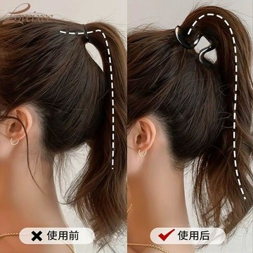 🧲臺灣出貨🛒優選新品🧲簡約上託幾字髮夾高級感後腦勺盤發鯊魚夾半扎中號髮量少抓夾