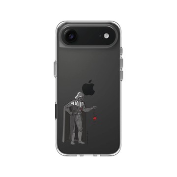 iPhone Air Clear Case（相機按鈕） 透明 - 迪士尼-星際大戰 Star Wars - 黑武士-溜溜球炫技-幽默系列