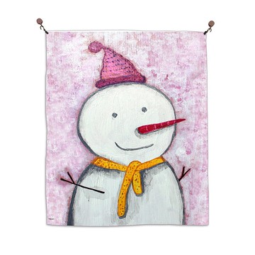 kami插畫掛布-雪人