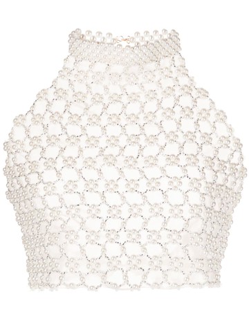 Vanina - The Adage bustier - women - Acrylic/Silk Organza - M - White