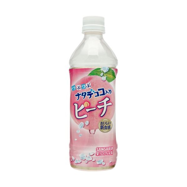 ケース販売 サンガリア つぶつぶナタデココ入りピーチ 500ml 24本 代引不可 通販 Lineポイント最大0 5 Get Lineショッピング