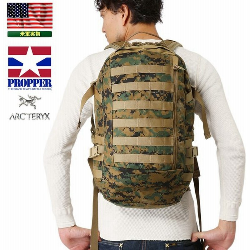 実物 新品 米軍propper Designed By Arc Teryx製 U S M C Ilbe アサルトパック Marpat Woodland迷彩 アークテリクス リュック アメリカ軍 クーポン対象外 通販 Lineポイント最大0 5 Get Lineショッピング