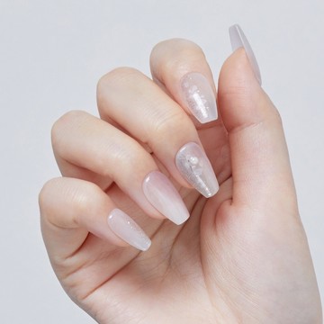 Dashing Diva/M 薄型經典美甲片-浪漫紫藤花-30片