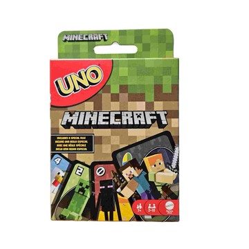 【栢龍玩具｜桌遊】UNO卡牌遊戲｜Minecraft (麥塊.當個創世神) 我的世界