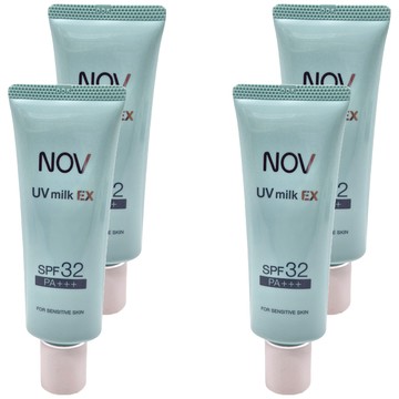 NOV 娜芙 防曬水凝乳增量版 SPF32 PA+++  4條  46g