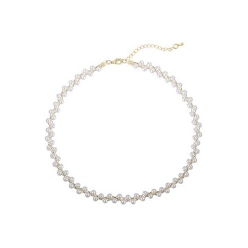 雙層疊戴珍珠項鏈女款2025新款爆款鎖骨鏈輕奢小眾高級感頸鏈配飾