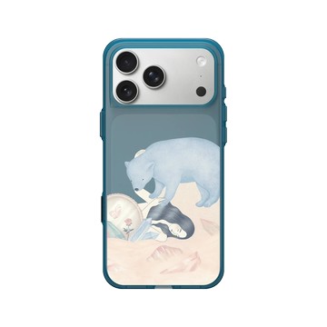 iPhone 17 Pro Max Clear (相機按鈕) 夜幕藍 - 欣蒂小姐 Miss Cyndi - 夢裡的熊