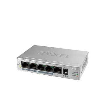 Zyxel GS1005HP 無網管型5埠Gigabit PoE交換器(金屬殼)