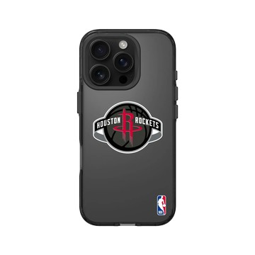 iPhone 16 Pro Clear 酷墨灰 - NBA - Logo-休士頓火箭 Houston Rockets