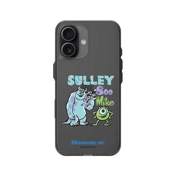 iPhone 17 Clear (相機按鈕) 酷墨灰 - 迪士尼-皮克斯 PIXAR - 怪獸和阿布
