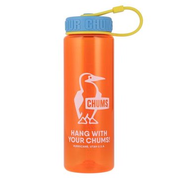CHUMS Booby Bottle 600ml攜帶式冷水壺 橘/淺藍 CH622124D027
