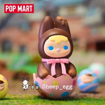『現貨』羊蛋蛋 轉蛋 扭蛋 盒玩 正版 泡泡瑪特 POP MART Pucky 畢奇精靈 巧克力兔寶寶系列 吊卡