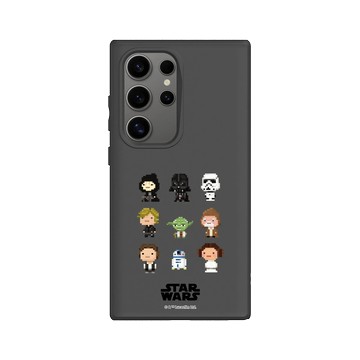 Galaxy S24 Ultra SolidSuit 黑 - 迪士尼-星際大戰 Star Wars - 星際大戰 – Q版角色混合